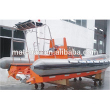 15 Persons Capacity Rigid Inflatable Fender Fast Rescue Boat and Survival Craft